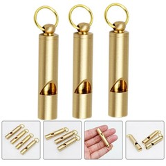 3Pcs Copper Whistle for Referee Simple and Practical for Outdoor Use