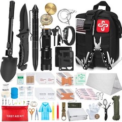Emergency Survival Kit First Aid Bug out Military Prepper Kit 238 Piece Set