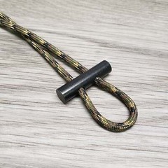 Micro Ferro Rod with Drilled Holes. Easy Carry Emergency Fire Starter Toggle