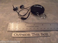 UST/Key Gear: Earbuds w/case, Black, Headphones – Great for EDC Small & Compact