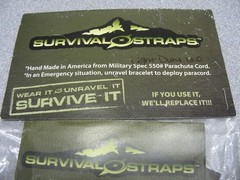SURVIVAL STRAPS – Military Spec 550# Parachute Cord Bracelet
