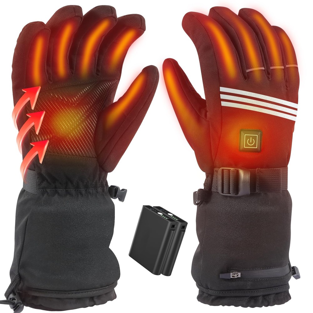 Ddinttao Heated Gloves For Men Womenrechargeable Heated Gloves 7.4V/2 5000Mah
