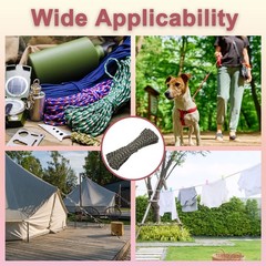 Paracord rope 550lb 60m, for tent 4mm camouflage forest camping rope