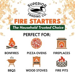 50 Extra Large Fire Starter Pods – Effortless 20-Min Burn for BBQ & Campfires