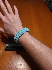 7″ Paracord Bracelet With Copper Wire Core – 4 Pack – GITD, Black, & Navy