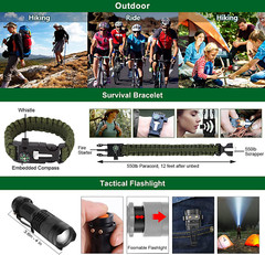 Survival Kit, 28 in 1, Emergency Survival Gear and Equipment Supplies Kits
