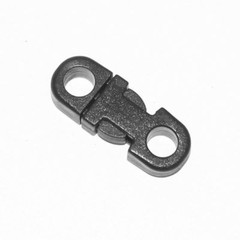 50Pcs Buckles Black For Paracord Bracelets Plastic Safety Clasp Side Release