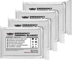 Manta Termica De Emergencia Mylar Para Supervivencia Diseno Espacial NASA Viajes