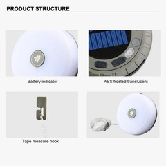Solar Camping Lantern with 10m LED Light Strip | PrepPro
