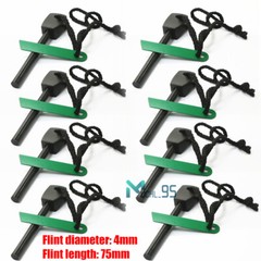 1/5/10x Fire Starter Flint Steel Striker Survival Kit Ferro Rod Outdoor Camping