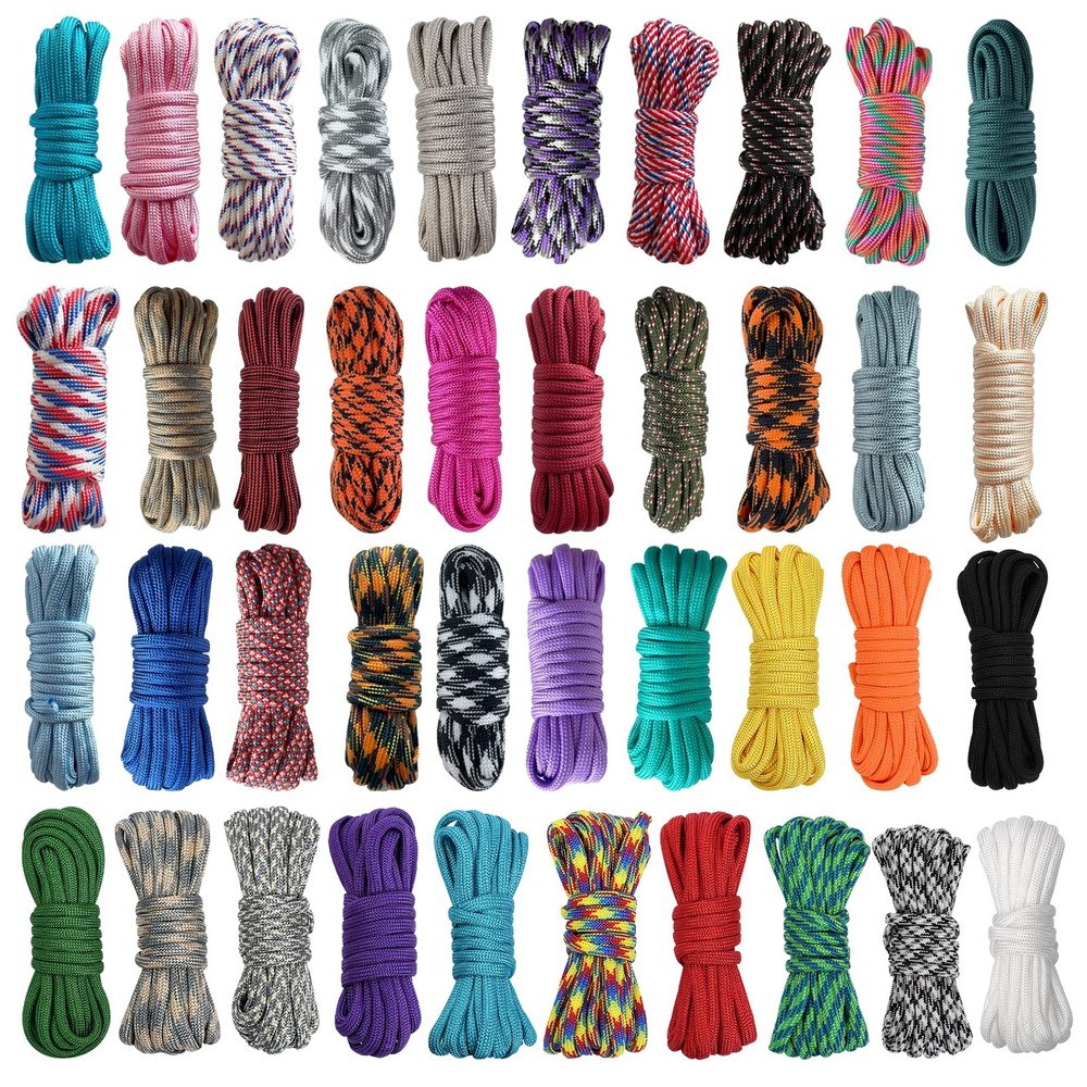 40 Colors Paracord Cord Multifunction 550lb Paracord Crafting Kit for Making …