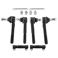 6Pcs Front Inner Outer Tie Rod Kit for Chevy Tahoe RWD 1995-2000 Express 1500