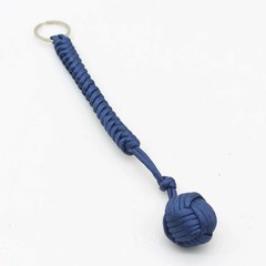 Paracord Monkey Fist Style Keychain Outdoor Hiking Accessory