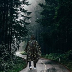 Waterproof Hooded Ripstop Camo Rain Coat Poncho Military Camping Hiking Hunting