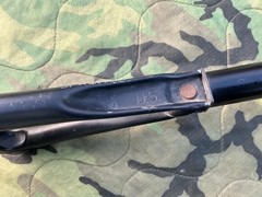 2007 Army Military Surplus Entrenching E Tool Shovel & Multicam Pouch Carrier GI