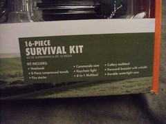 New Sealed OZARK TRAIL 16 Piece Survival Kit for Car Camping Hiking Emergency
