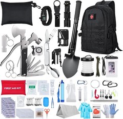 Survival Kit All-in-1 – Emergency Kit with First Aid Kit for Camping, Adventure