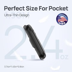2-Pack 6000mAh Rechargeable Hand Warmers, AI Smart Chip, Outdoor