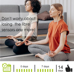 Libre 3 Sensor Covers 45 Pack Waterproof Adhesive Patches Clear Tape Latex-Free