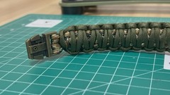 Sparrow’s Tactical Cobra Weave Style Paracord Bracelet / Bronze Buckle Bracelet