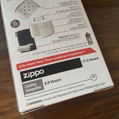 Zippo 12-Hour Black Matte Refillable Hand Warmer Model 40334 New In Box