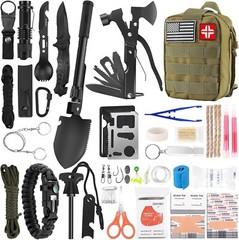 Compact Emergency Survival Kit For Camping Hunting Hiking Car RV Bug Out Bag