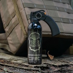 Police Magnum pepper spray 16 oz Pistol Grip Fogger Defense Security Protection