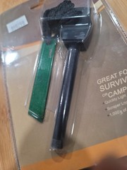 Fire Starter ~ MAGNESIUM FLINT ROD Comes With Scraper – 1000’S OF USES