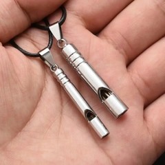 WILDLIFE DETERANT & SURVIVAL TITANIUM WHISTLE, BACKPACKING, HUNTING, CAMPING ETC