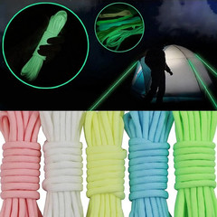 5/15/30m Luminous Rope 9 Strands 4mm Paracord Nylon 550 Cord Outdoors Equipment