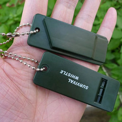 2/5Pcs 3-Frequency Survival Whistle Outdoor High Decibel Survival Whistle for Hi