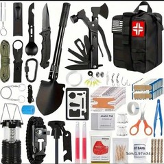 180 Pcs Multi-Purpose Emergency Survival Kit