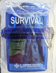 Lifeline Weather Resistant First Aid Kit Camping-Survival-Hiking BLUE – NEW