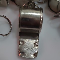 Vintage 22 Metal Whistles Taiwan Old Store Stock New Condition 1.75″ coach