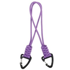 2 Pcs Keychain with Carabiner Lock Clip Hook Clasp Parachute Rope