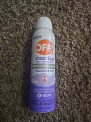 OFF! Clean Feel Insect Repellent Up to 8 Hours of Protection From Mosquitos 5 oz