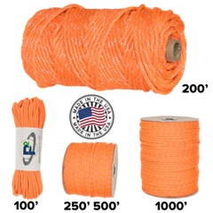 Paracord Planet 750 Criss Cross Reflective Tracer – Many Color & Size Options