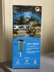 Thermacell Patio Shield Haze Mosquito Repellent 15 ft Zone No Spray Scent Free