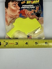 Vintage Storm Personal Protection Safety Whistle Keychain NOS Sealed USA
