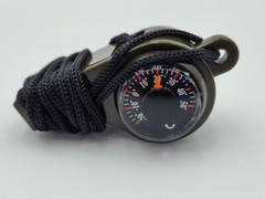 ✅📸Compass Temperature Multi-use Gauge Pocket Whistle Sizeable Tactic Hiking📏👀