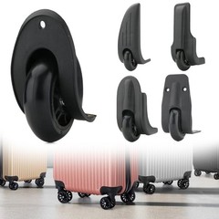 for 2 Sets of Luggage Wheels for Trolley Suitcases Quiet and Wear Resistant