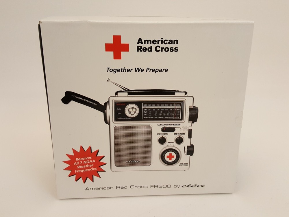 American Red Cross emergency radio hand crank FR300 Eton