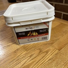 Wise Company Wise Fire Starter Camping Hiking Emergency Coming 2 Gallon