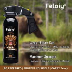 Feloiy Bear Repellent Spray Self Defense Security Protection 16oz Various Styles