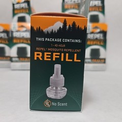 Repel Realm Mosquito Repellent Refill 40 Hour Unscented New In Box Lot Of 8