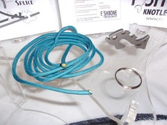 Fish Bone Knotless Rope Tie – Piranha – SEALED NEW IN PACKAGE teal