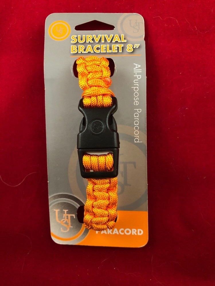 U S T 8in Survival Paracord Bracelet