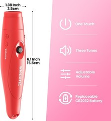 Battery Operated Electronic Whistle with 3 Adjustable Loud Sounds & Lanyard