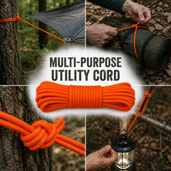 550 Paracord 7-Strand Parachute Cord 4mm Survival Rope Camping Hiking Tent Gear