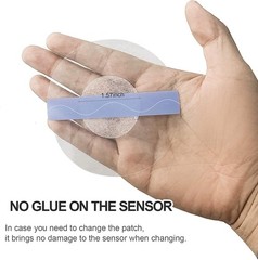 Hypoallergenic Waterproof Adhesive Patches for CGM – 15-Day Stay 60 Pieces